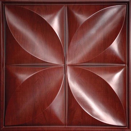 Ceilume Petal 2ft x 2ft Cherry Wood Ceiling Tile V1-PETAL-22CHY